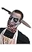 Rubie's Zombie Shop Kitchen Knife-Thru-Head, Silver/Red/Black, One Size