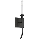 Capital Lighting 652311BI Decklan Transitional Minimalistic Industrial Candle Wall Sconce Light, 1-Light 60 Watt, 16" H x 5" 