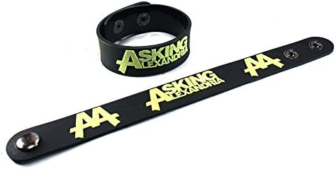 Asking Alexandria New! Glow In The Dark Wristband Bracelet 25 Moving On