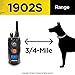 Dogtra 1902S Two Dogs Remote Training Collar – 3/4 Mile Range, Waterproof, Rechargeable, Shock, Vibration – Includes PetsTEK Dog Training Clickerthumb 4