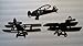 Airplanes 3 Piece Set Metal Wall Art Childrens Room Decor