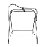 Intrepid International Folding Saddle Stand