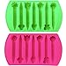 My Fruit Shack CraCycle 2 Flowers & Insects Shaped Chunky Silicone Oven Safe Crayon Molds, Makes 14 Crayons, Reusable