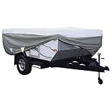 Classic Accessories OverDrive PolyPro 3 Deluxe Folding Camping Trailer Cover, Fits 12' - 14' Trailers