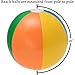 NJ Novelty Large Inflatable Beach Balls 20 Inch, Pack of 12 Rainbow Colored for Pool Party, Summer Water Fun and Birthday Parties - Bulk Pack (Beach Balls)