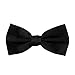Luther Pike Pre-Tied Bowtie Tuxedo Bow Tie (Black)