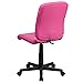 Flash Furniture Clayton Mid-Back Pink Quilted Vinyl Swivel Task Office Chair
