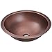 MR Direct 922 Single Bowl Copper Bathroom Sink