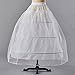 Bridess Women's Crinoline Underskirt Petticoat slip for Wedding Bridal Dress White