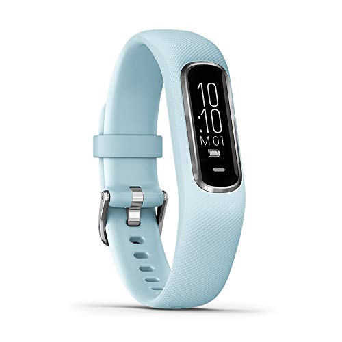 Garmin vivosmart 4, Activity and Fitness Tracker w/ Pulse Ox and Heart Rate Monitor, Silver with