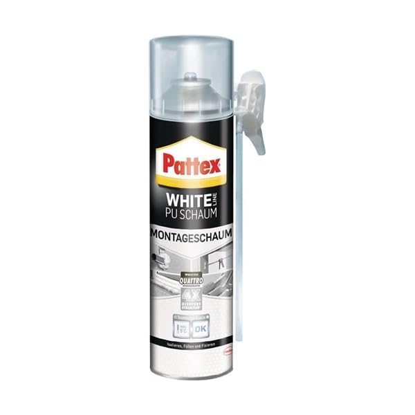 Pattex 1K-Montageschaum Pattex White PU 500ml weiß