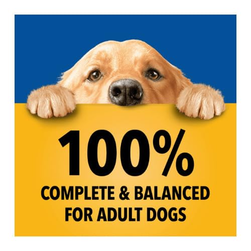 PEDIGREE CHOPPED GROUND DINNER ADULT SOFT WET DOG FOOD CHICKEN & RICE DINNER, CANNED DOG FOOD, 13.2 OZ. CAN