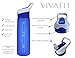 Premium Sports Water Bottle 24 Oz Large - super easy and safe to use for children and adults with fast sipping straw, one click open and leakproof lid.