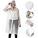 Raincoat EVA Rain Coats Waterproof Rain Poncho (Large-Button)