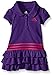 adidas Little Girls' Active Polo Dress, Purple, 6