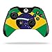 Protective Vinyl Skin Decal Cover for Microsoft Xbox One/ One S Controller wrap sticker skins Brazilian Flag