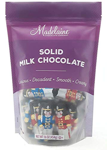 Madelaine Premium Milk Chocolate Mini Soldiers (1LB) Novelty Christmas Party Favors - Candy Stocking Stuffers Holiday Treats - Individually Wrapped In Italian Foils (One Pound) - Thumbnail 3