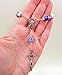 TALISMAN4U Catholic One Decade Auto Rosary 8mm Round Colorful Polymer Beads Virgin Mary Centerpiece Jesus Cross Crucifix