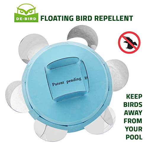 DeBird Swimming Pool Repellent Scare Ducks Off and Keep Geese Away from Pond. Works with