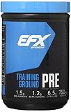EFX Sports Training Ground Pre Workout Powder, Blueberry, 500 Gram