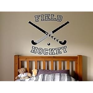 V-studios Wall Decal Sticker Bedroom Field Hockey Sticks Sport Activity boy Nursery bo2751