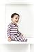 L'Ovedbaby Unisex-Baby Organic Cotton Footed Overall, Eggplant Stripe, 0-3 Months