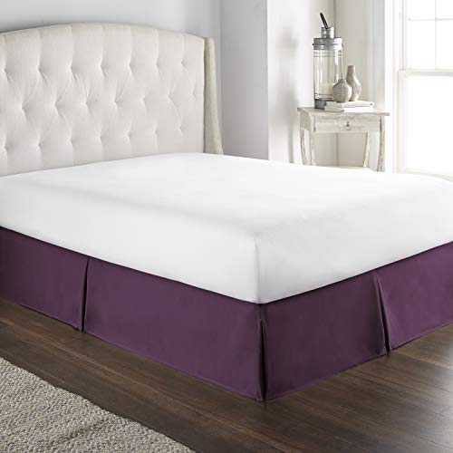 Hotel Luxury Bed Skirt/Dust Ruffle 1800 Platinum Collection-14 inch Tailored Drop, Wrinkle & Fade Re - //medicalbooks.filipinodoctors.org
