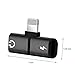 YUEMIDAMY 2 in 1 Compatible Adapter & Splitter for Phone 7/7 Plus / 8/8 Plus/X,DualJack Aux Audio & Charging & Calling & Sync Cable Connector Earphone Charger