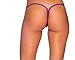 BodyZone Women's V Front Thong, Purple, One Size