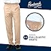 Pembrook Men's Full Elastic Waist Twill Casual Pant - XL - Tan