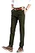 Mens Slim Fit Tapered Flat Front Casual Pants 100% Cotton Work Pants, 21 Colors for Choice