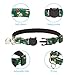 PUPTECK Christmas Cat Collar with Bell 6 Packs Breakaway - Soft Adjustable Kitten Kitty Collars for Small Pet Puppy Bunny with Safety Release Buckle