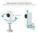 KASMOTION Compatible with Wyze Cam Pan Wall Mount, Adjustable Indoor 360 Degree Swivel Ceiling Mount Bracket for Wyze Cam Pan 1080p/ Arlo/Arlo Pro Security Camera (2 Pack)