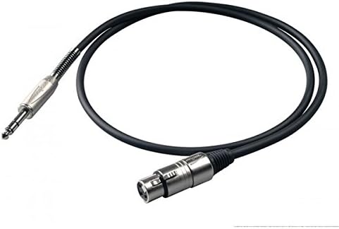 Proel BULK210 Balanced Audio Cable with 6.3mm Stereo Jack Connection to Cannon XLR 3P Female 3mt - Image 3
