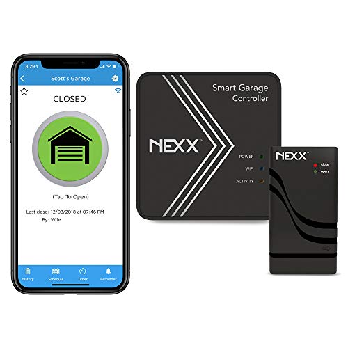 NEXX Door NXG200 Smart WiFi Remotely Control Existing Garage Opener