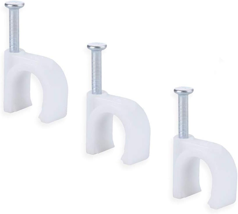 Round Cable Wire Clips 100 Pieces XINCA Electrical Cable