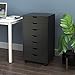 DEVAISE 7 Drawers Chest Storage Dresser Cabinet with Removable Wheels (Classic Style-Black)