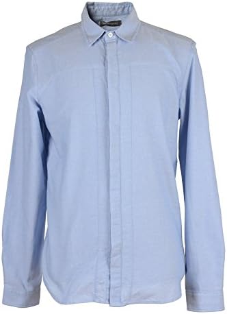 Ermanno Scervino "Camica Light Denim Blue Button Down Shirt US M EU 50