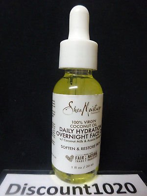 shea moisture daily hydration overnight face oil