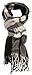 Love Lakeside Men's Cashmere Feel Winter Plaid Scarf for Winter, Overcoat Black & White