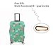 Fvstar Washable Flamingos Luggage Cover Luggage Protector Spandex Suitcase Cover Travel Baggage Covers for Christmas Thanksgiving Gifts