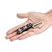 LE Keychain LED Flashlight, Mini and Bright Torch Light, Batteries Included, Pack of 5, Black