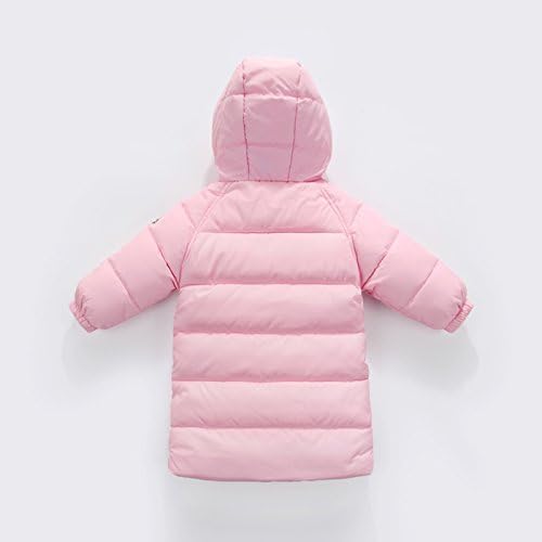 Happy Cherry Baby Girls Long Down Coats Lightweight Outwear Winter Hooded Jackets