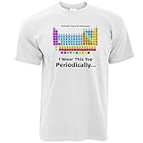 I Wear this Periodically Periodic Table Science Geeky Nerdy Mens T-Shirt