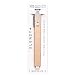 SEED Thin Steel Holder Eraser Slendy+, Orange (EH-S-O)