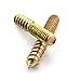 8 Pack 1/4-20 x 1-1/2 Inch Hanger Bolts Double Headed Bolts Self-Tapping Screw Hanger Bolts for Furniture