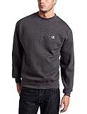 Champion Men's Pullover Eco Fleece Sweatshirt, Granite Heather, Small