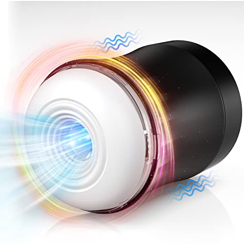 Male Masturbators Cup, Efgove 2 in 1 Masturbation Massager Pocket Pussy Reusable Penis Oral Sleeve Adult Sex Toys Realistic Masturbator Stroker