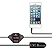 WOOPOWER FM Transmitter, Wireless Radio Adapter Car Kit with 3.5mm Audio Plug and USB Car Charger (5V/2.4A) for and Any Smart Phones with 3.5mm Audio Plug, MP3, MP4, iPad, iPod and Etc