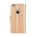 FYY Case for iPhone 6 Plus/6s Plus, PU Leather Wallet Phone Case with Card Holder Flip Protective Cover [Kickstand Feature] [Wrist Strap] for Apple iPhone 6 Plus/6s Plus 5.5